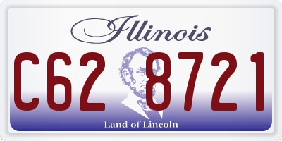 IL license plate C628721