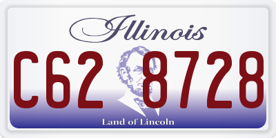 IL license plate C628728