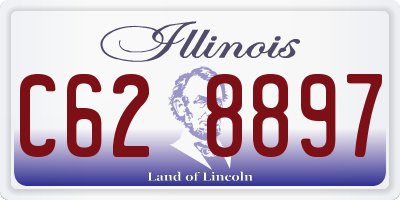 IL license plate C628897