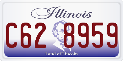 IL license plate C628959
