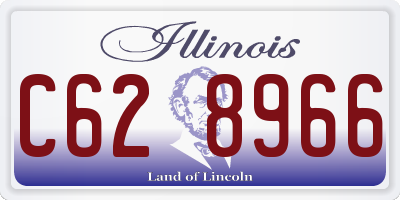 IL license plate C628966
