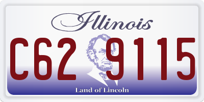 IL license plate C629115