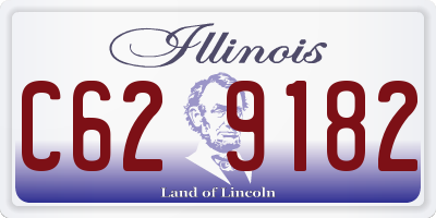 IL license plate C629182