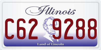 IL license plate C629288