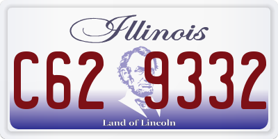 IL license plate C629332