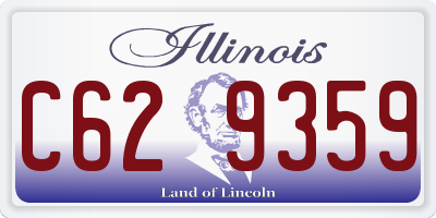IL license plate C629359