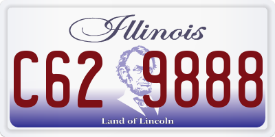 IL license plate C629888