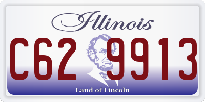 IL license plate C629913