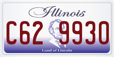 IL license plate C629930