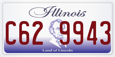 IL license plate C629943
