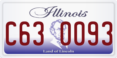 IL license plate C630093