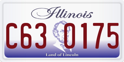 IL license plate C630175