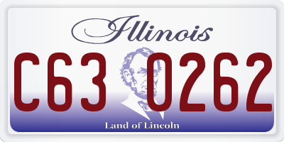 IL license plate C630262