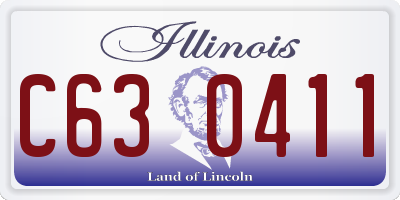 IL license plate C630411