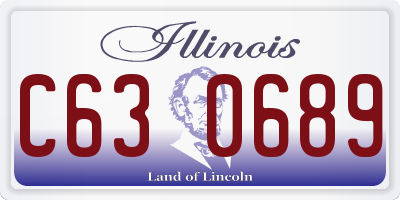 IL license plate C630689