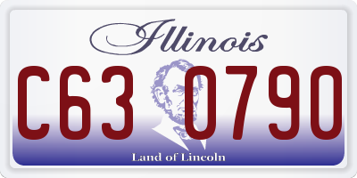 IL license plate C630790