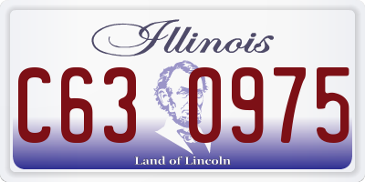 IL license plate C630975