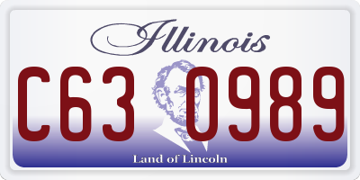 IL license plate C630989