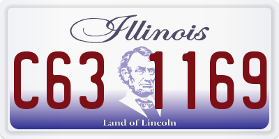 IL license plate C631169