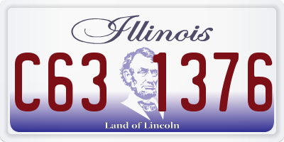IL license plate C631376