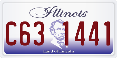 IL license plate C631441