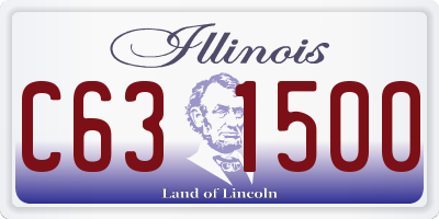 IL license plate C631500