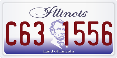 IL license plate C631556