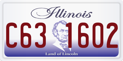 IL license plate C631602