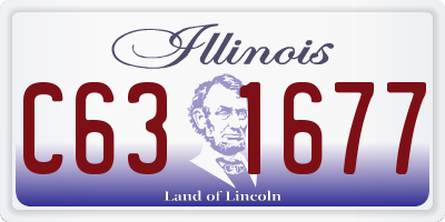 IL license plate C631677