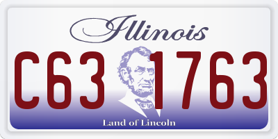 IL license plate C631763