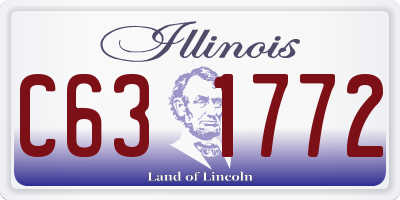 IL license plate C631772
