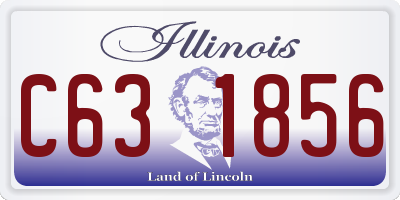 IL license plate C631856