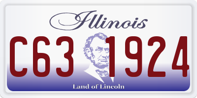 IL license plate C631924