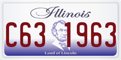 IL license plate C631963