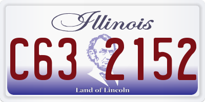 IL license plate C632152