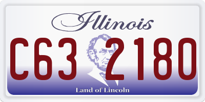 IL license plate C632180