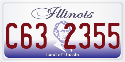 IL license plate C632355