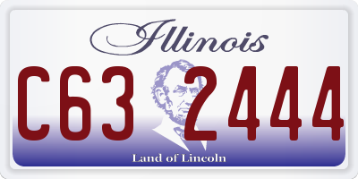 IL license plate C632444
