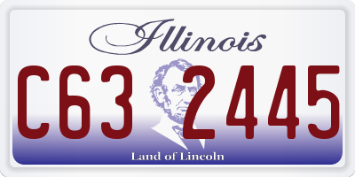IL license plate C632445