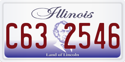 IL license plate C632546