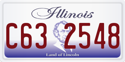 IL license plate C632548