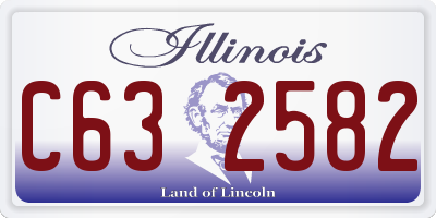 IL license plate C632582
