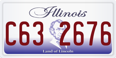 IL license plate C632676