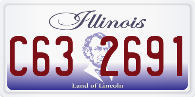 IL license plate C632691