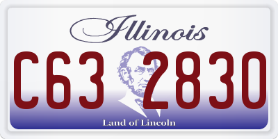 IL license plate C632830
