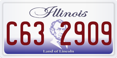 IL license plate C632909