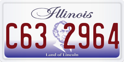 IL license plate C632964
