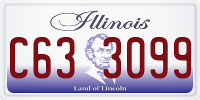 IL license plate C633099