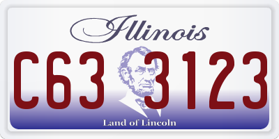 IL license plate C633123
