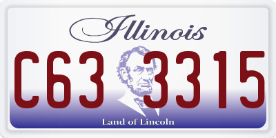 IL license plate C633315